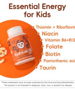 Alternative view of RadixLab Bubbly Energy Multivitamin | B6&B12, Niacin, Folate, Biotin, Pantothenic Acid | Vegan, 0 Sugar | 70 Tablets | Healthcare | Fitness | Edible Dietary Supplement