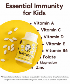 Alternative view of RadixLab Bubbly Immunity Multivitamin | 6 Essential Vitamins | Zinc & Magnesium | Vegan, 0 Sugar | 70 Tablets | Healthcare | Fitness | Edible Dietary Supplement