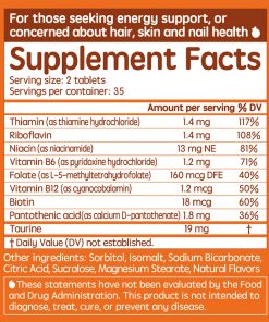 RadixLab Bubbly Energy Multivitamin | B6&B12, Niacin, Folate, Biotin, Pantothenic Acid | Vegan, 0 Sugar | 70 Tablets | Healthcare | Fitness | Edible Dietary Supplement - Image 5