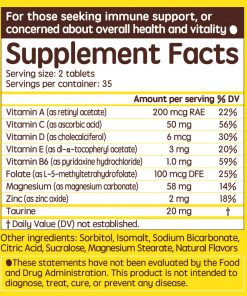 RadixLab Bubbly Immunity Multivitamin | 6 Essential Vitamins | Zinc & Magnesium | Vegan, 0 Sugar | 70 Tablets | Healthcare | Fitness | Edible Dietary Supplement - Image 5