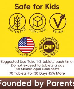 RadixLab Bubbly Immunity Multivitamin | 6 Essential Vitamins | Zinc & Magnesium | Vegan, 0 Sugar | 70 Tablets | Healthcare | Fitness | Edible Dietary Supplement - Image 7